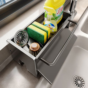 Kitchen rack, rag rack, storage drain rack, faucet, sink, dishwashing, sponge and steel ball rack