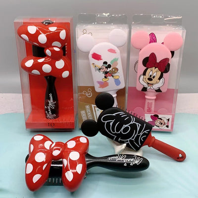 Kids' cartoon air cushion comb - cute bunny design for girls, baby mickey & minnie airbag massage hair brush