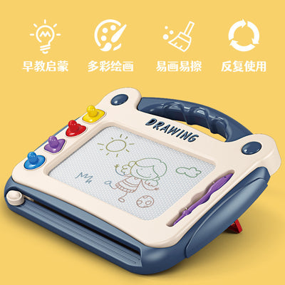 Large children's drawing board - erasable magnetic writing board for early education, baby doodle pad, educational toy