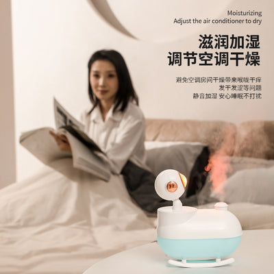 2024 new sunset lamp humidifier - home desktop bedroom small multifunctional ambient light atomizer - wholesale