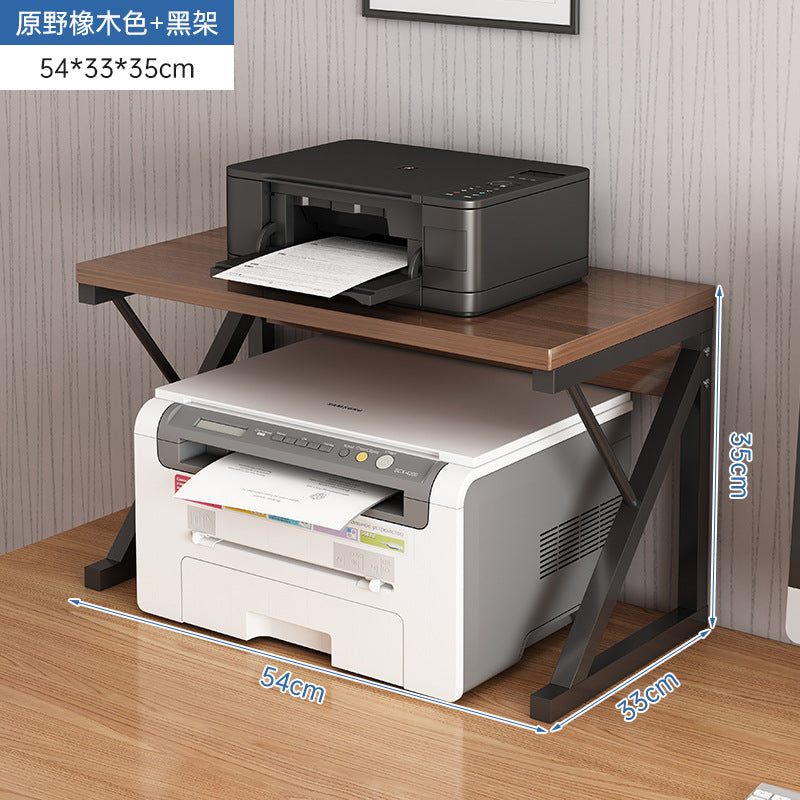 Printer Shelf Desktop Copier Shelf Multifunctional Office Countertop Storage Finishing Rack Small Bracket