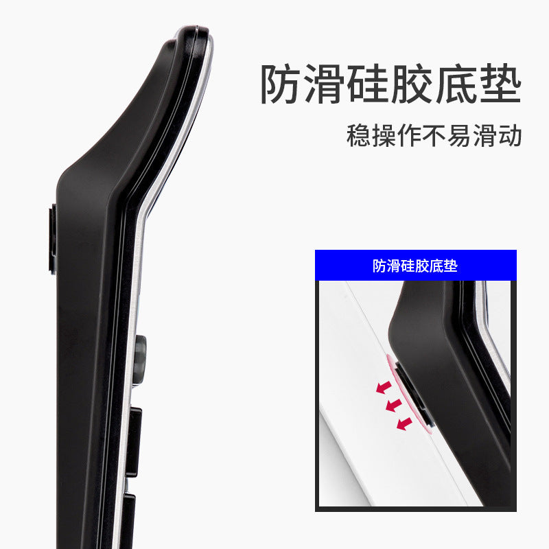 Deli 1653 large button solar dual power desktop calculator 12-bit widescreen financial office calculator