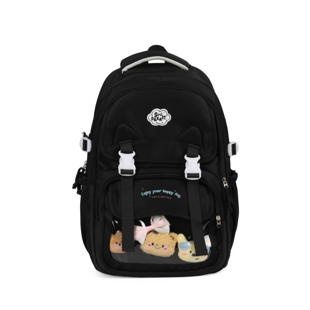 New cute backpack female cartoon large capacity 3-9 grades primary school schoolbag animation sweet girl backpack