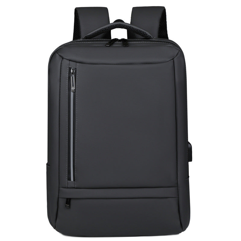 Multifunctional bag neutral gender-free style business travel backpack high-end leather film fabric can be wholesale