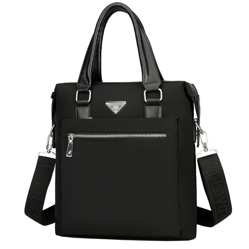 Bonnis Kangaroo Men's Handbag Casual Business Large Capacity Vertical Oxford Cloth Oblique Span Shoulder Bag Wholesale