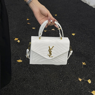 2025 new women's retro small square bag ladies shoulder crossbody commuter messenger bag trendy letter box bag - export quality