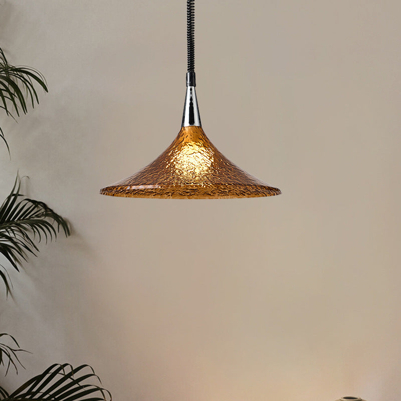 Medieval Flaming Mountain Restaurant Chandelier Retro Painted Retractable Study Restaurant Bar Main Light Creative Homestay Lighting