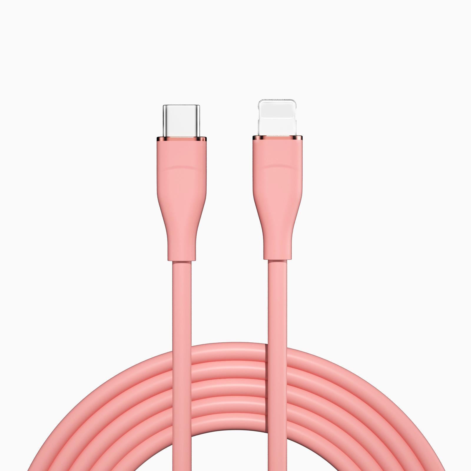 Customized wholesale is suitable for Apple series 27WPD mobile phone fast charging data cable true liquid silicone fast charging number