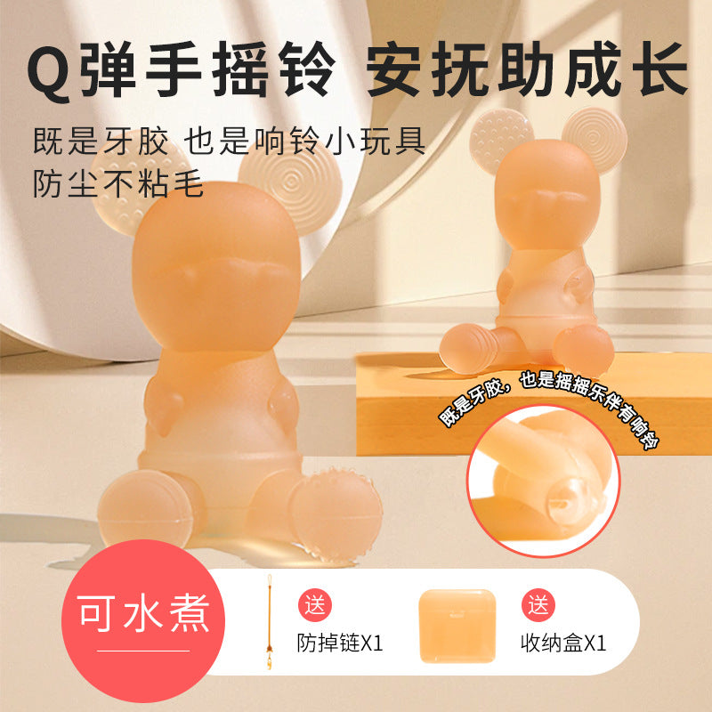 All England Baby Children's Toothpaste Fruit Toothpaste Teeth Grinding Stick Bites Le Deer Anti-Eating Hand Mushroom Head Manhattan Ball