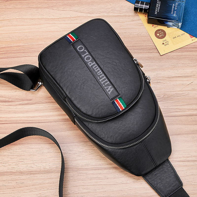 Emperor Paul Breast Bag Men's Bag Crossbody Bag Shoulder Bag Men's Backpack Leather Fashion Casual High-end Men's Bag