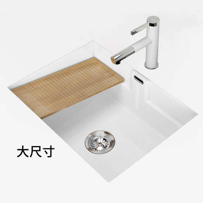 陶瓷洗衣池带移动搓衣板台盆阳台洗衣盆洗手盆一体加大盆深台下盆