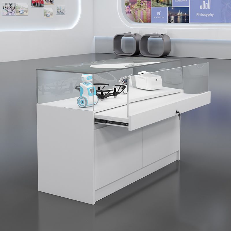 Glass Display Cabinet Eye Counter Jewelry Sample Display Cabinet Museum Cultural Relics Exhibition Cabinet