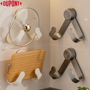 Pot lid holder, punch-free rotate suction cup wall-mounted for home kitchen cutting board placer multifunctional goods holder