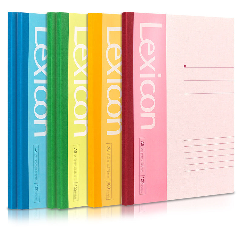 Deli 7655 Soft Transcript A5 Conference Notepad Business Notebook 100 Pages Work Log Binding