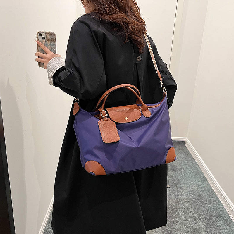 Nylon tote bag new fashionable large-capacity handbag casual shoulder messenger bag nylon waterproof travel bag