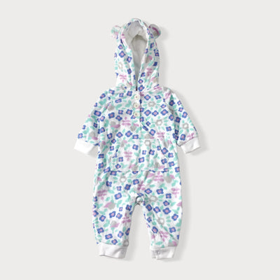 Export original single baby autumn long climbing baby girl winter jumpsuit cross-border fleece capsules climbing suit for kids