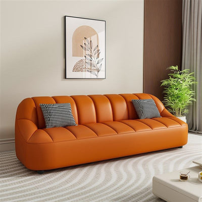 Modern minimalist office sofa set for retail, salon, barber shop, reception area, and business use