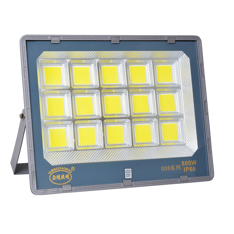 Yaming 008 integrated led flood light 200W outdoor stadium construction site waterproof super bright factory workshop lighting
