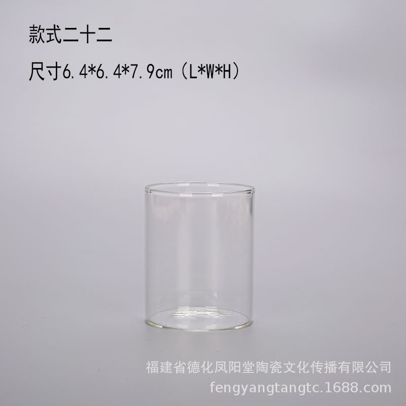 陶瓷烛台北欧IN风简约桌面摆件玻璃储蓄罐烛光晚餐干花密封罐装饰