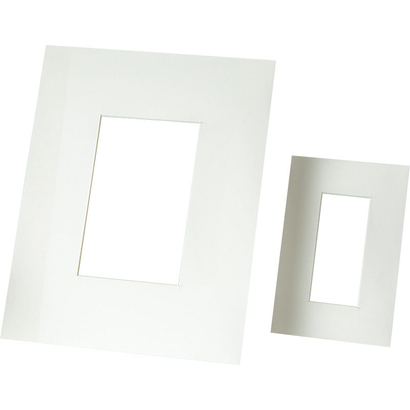 Photo frame, photo wall lined with white cardboard, picture frame mounted 7810-inch 1216-inch A4A34K8K cardboard manufacturer customization