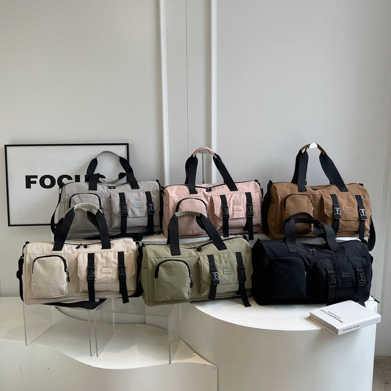 New multi-functional fitness bag, independent shoe compartment, portable swimming sports bag, portable messenger durable short-distance travel bag