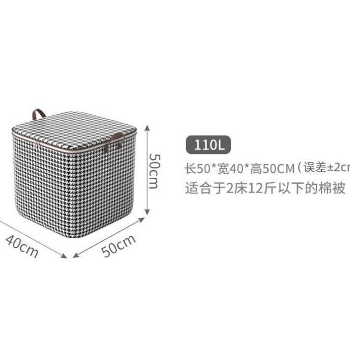 Qiandongge oversized storage bag, reinforced handle, Big Mac, thickened dustproof and moisture-proof, seasonal clothing, quilt storage bag