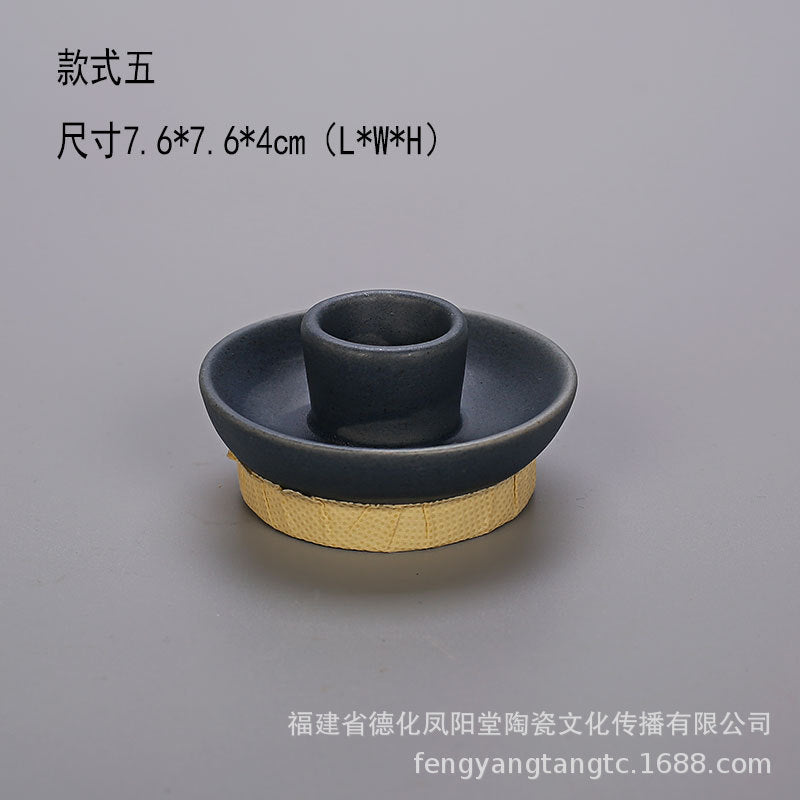 陶瓷烛台北欧IN风简约桌面摆件玻璃储蓄罐烛光晚餐干花密封罐装饰