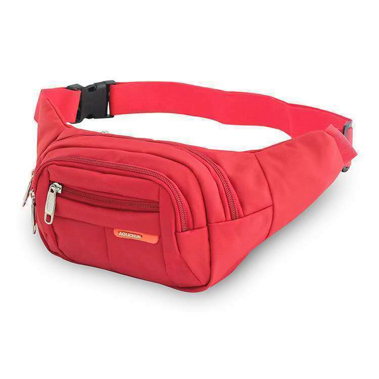 New fanny pack women's large-capacity multi-function anti-splashing water cashier business bag outdoor travel fashion mobile phone fanny pack men