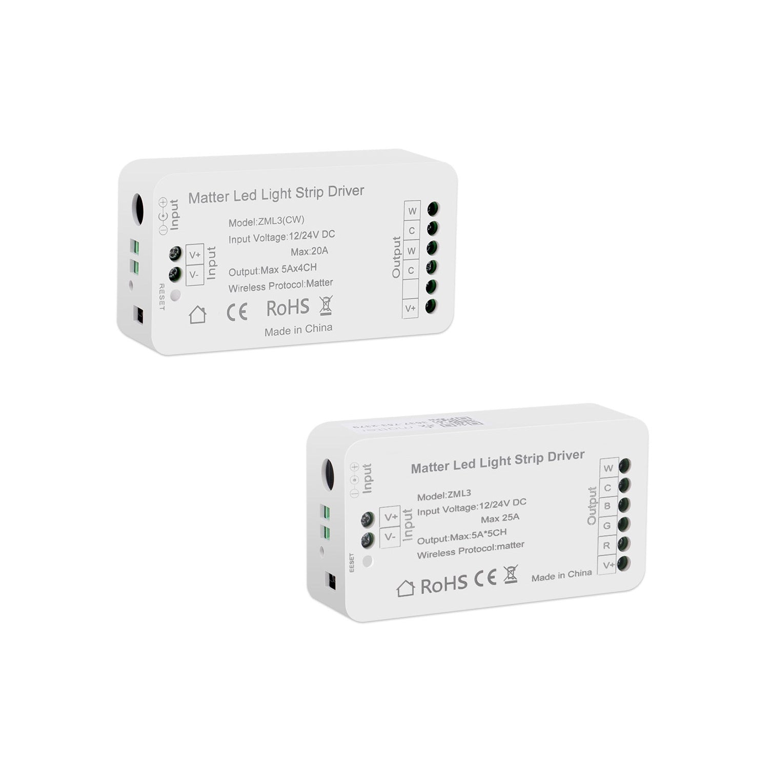 Wholesale matter24V intelligent controller RGBCWCCT dual color temperature homekit dimming color dimming intelligent lighting