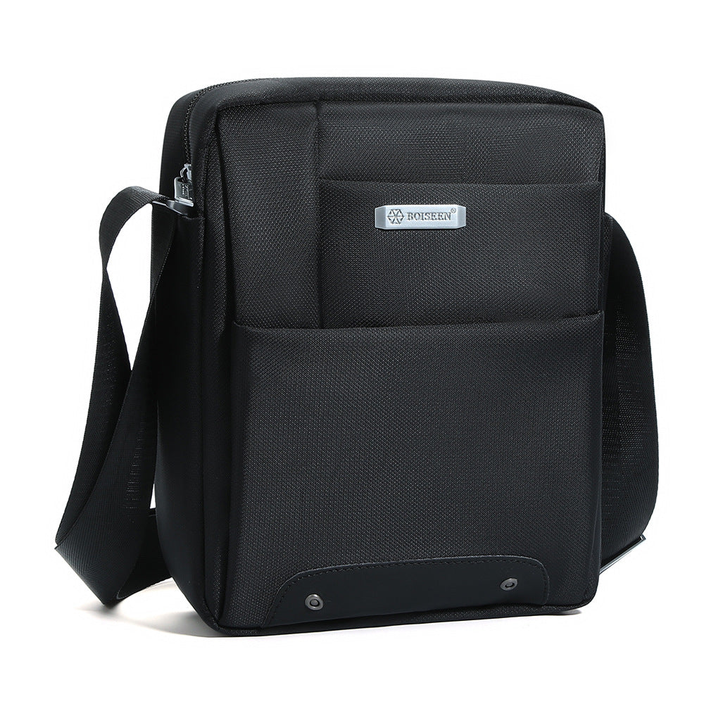 Boiseen new unavailable  spot men's shoulder bag business satchel simple youth men's bag wholesale