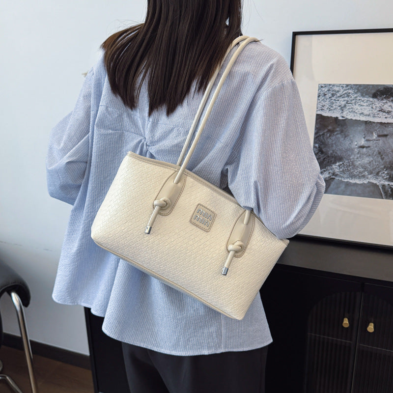 Bag women's Korean version of high-end underarm bag 2025 summer new niche tote bag simple casual fashion shoulder bag