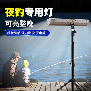 Led rechargeable emergency light - wireless magnetic camping lantern for outdoor stalls, night markets, and power outages