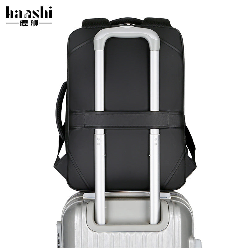 Cross-border business men's backpack, high-end fashion travel backpack, large-capacity waterproof schoolbag, backpack computer bag