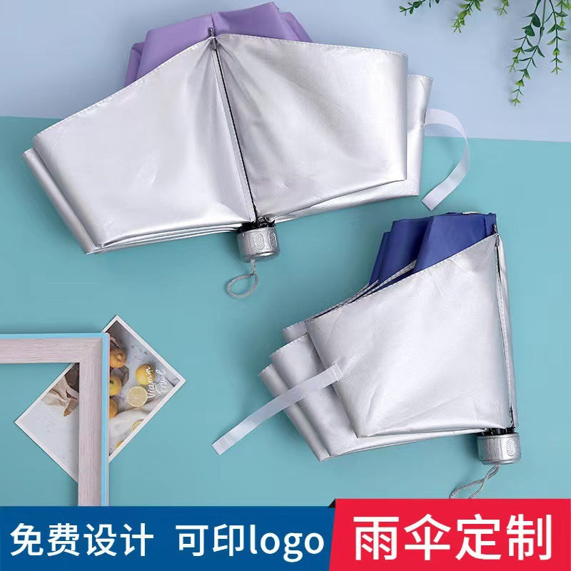 雨伞定制批发防晒折叠广告伞印logo全自动大号晴雨两用遮阳太阳伞
