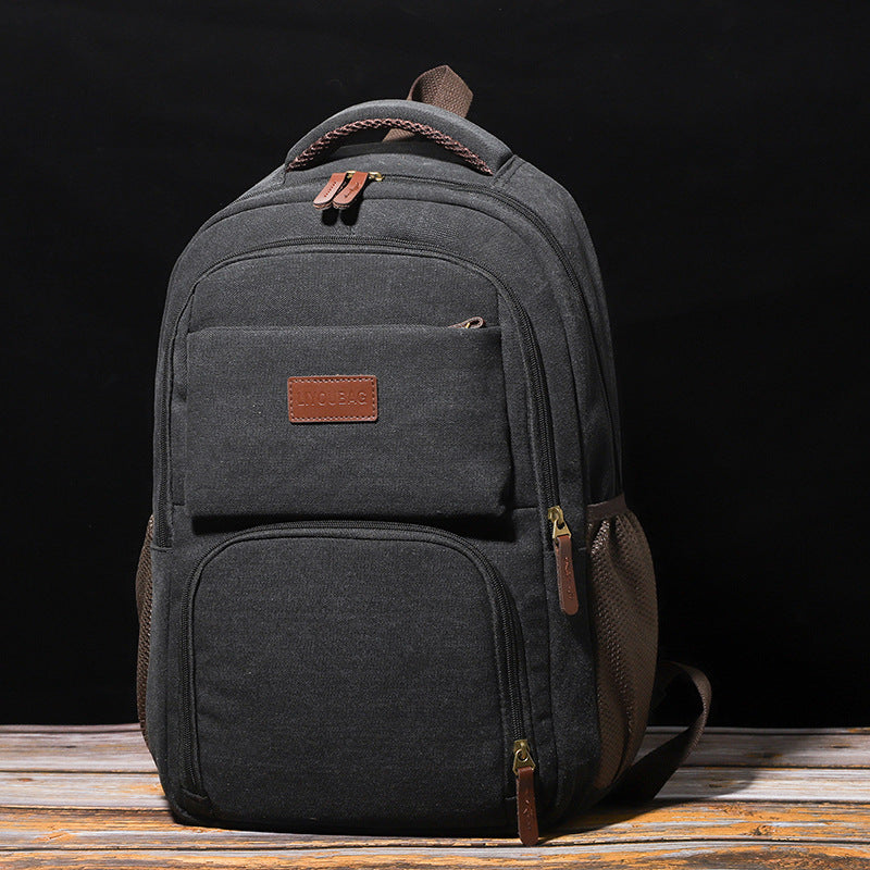 Cross-border fashionable style large-capacity backpack factory direct sales wear-resistant material anti-splashing multi-functional fashion backpack
