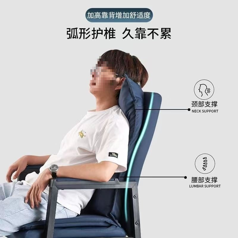 Chess and card room mahjong hall special mahjong chair sedentary comfortable office chair teahouse home thickened double backrest chair