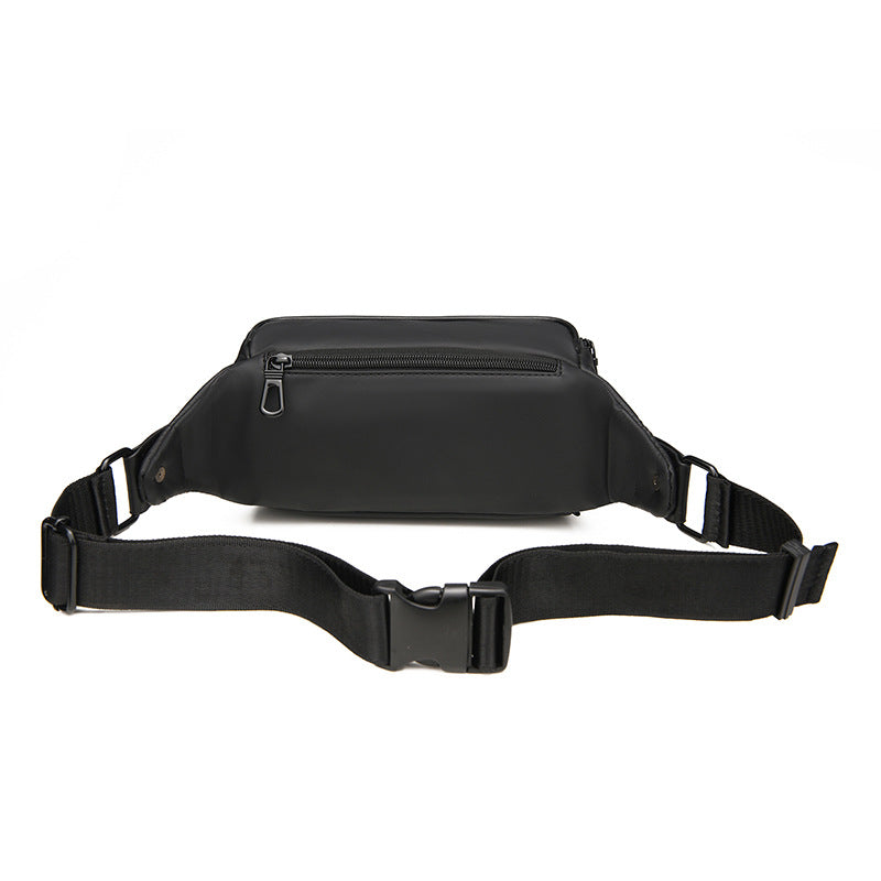 Multifunctional Men's Simple Commuter Breast Bag Sports Cycling Fitness Lightweight Fanny Bag Large Capacity Fashion Messenger Bag