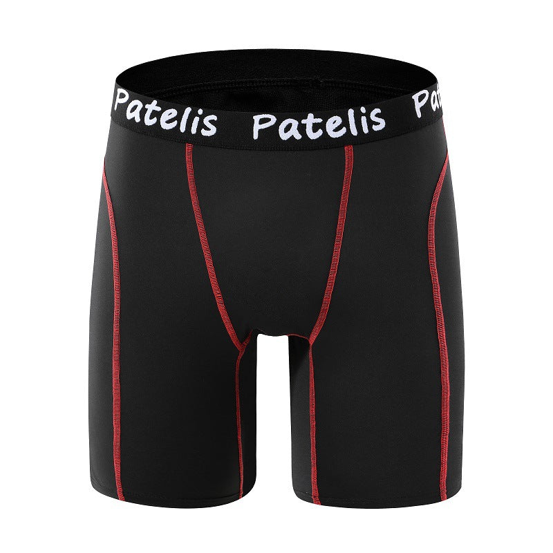PATELIS Fat Brother 100kg Men's Large Size Panties Quick-Drying Compression Shorts Sports Breathable Quick-Drying Boxers