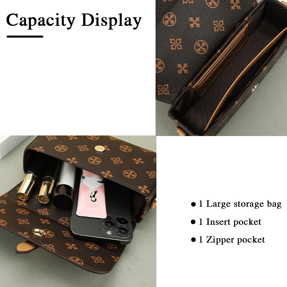 Baellerry new women's messenger bag  retro versatile shoulder bag suction buckle fashion mobile phone bag wholesale