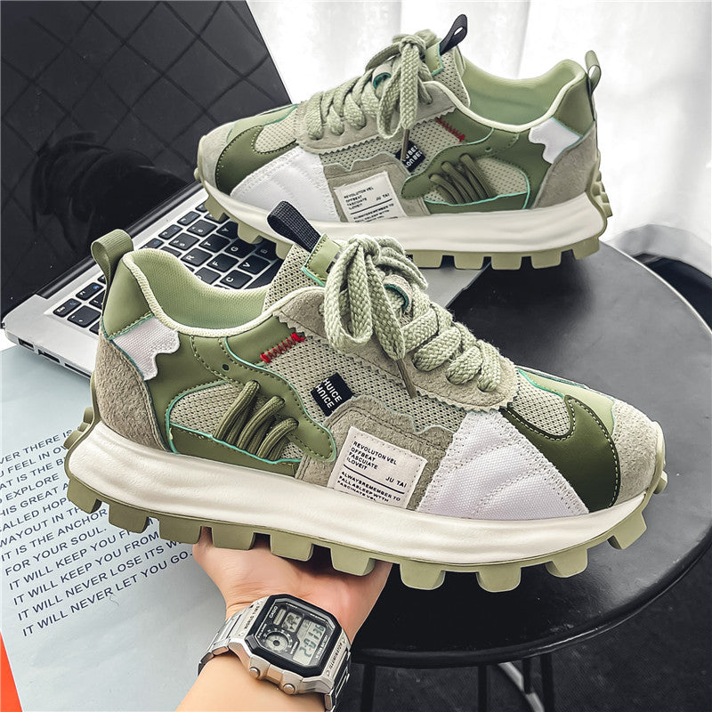 New men's shoes autumn Waffle Port trendy shoes niche trendy brand sports shoes platform Forrest Gump dad shoes men's generation