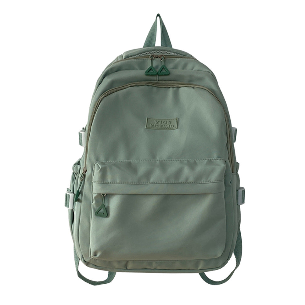 Cross-border hot-selling casual backpack nylon fabric wear-resistant large-capacity student schoolbag versatile backpack printed logo