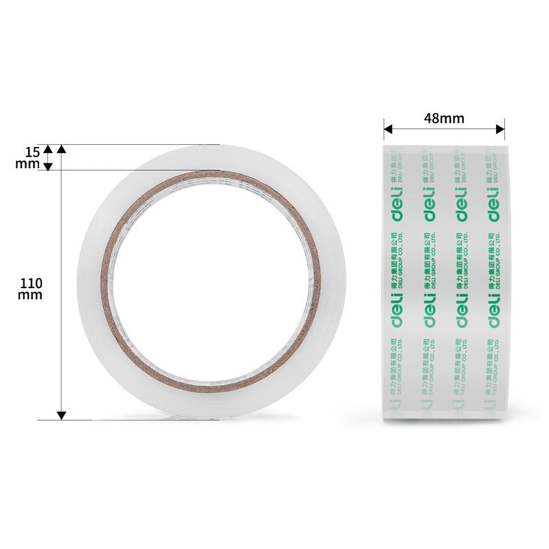 Deli Pinzheng series sealing tape 30901 scotch tape wholesale large sealing 6 cm wide tape 4.5