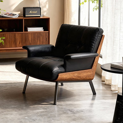 Italian normcore design master daiki casual chair modern living room study conference room light luxury single sofa chair
