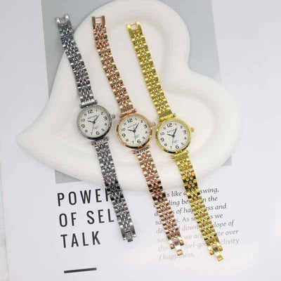 2025 new arrival: exquisite stainless steel bracelet watch for women - casual, stylish, and versatile quartz wristwatch, direct from the manufacturer