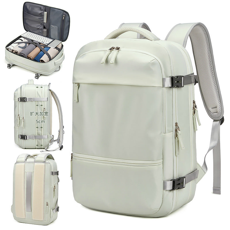 New Expansible Women's Backpack Casual Waterproof Outdoor Large Capacity Backpack Multifunctional Travel Bag Computer Bag