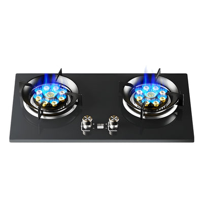 Gas stove double stove for home embedded fierce fire stove liquefied gas natural gas stove timing fierce fire stove