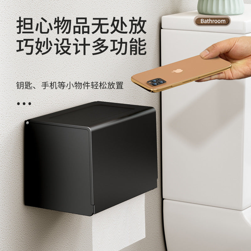 No punching creative waterproof tissue holder toilet carton toilet tissue box toilet toilet toilet paper shelf pumping carton
