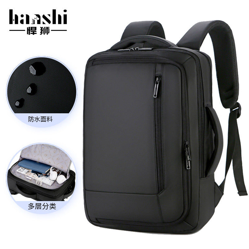 Cross-border business men's backpack, high-end fashion travel backpack, large-capacity waterproof schoolbag, backpack computer bag