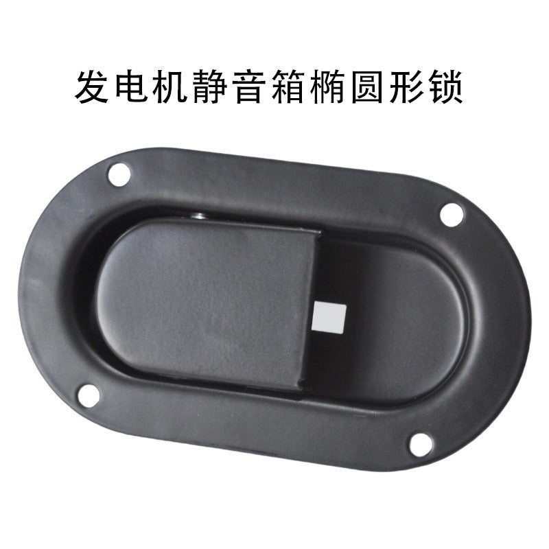 Generator set electric cabinet door elliptical lock spray plastic compartment lock machine cabinet lock suitable for gasoline engine spot hot sale direct supply
