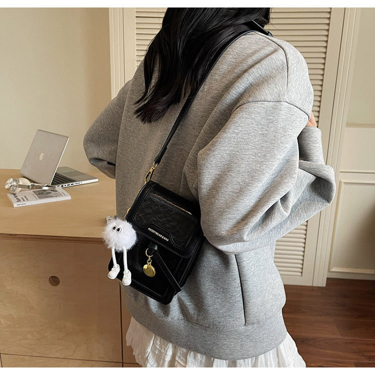 Small bag for  mobile phones, women's summer versatile 2025 new fashion messenger bag, Korean version of popular mobile phone bag